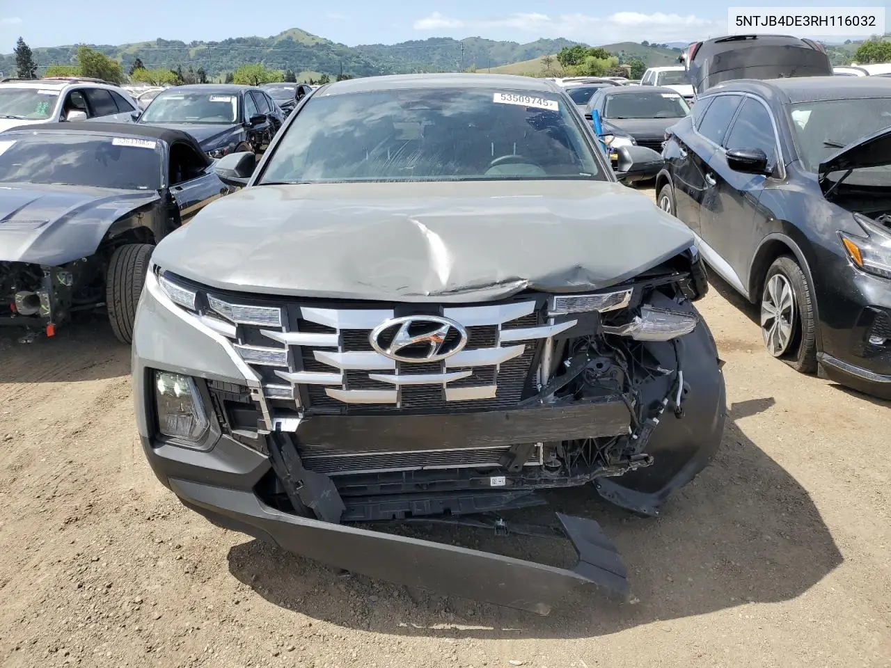 2024 Hyundai Santa Cruz Sel VIN: 5NTJB4DE3RH116032 Lot: 53509745