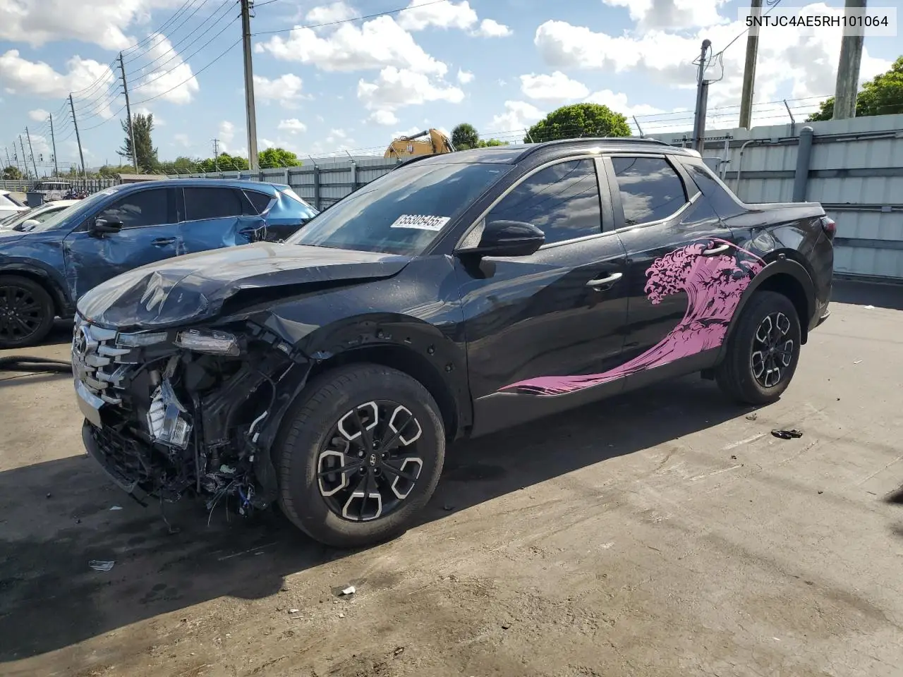 2024 Hyundai Santa Cruz Sel VIN: 5NTJC4AE5RH101064 Lot: 55305455