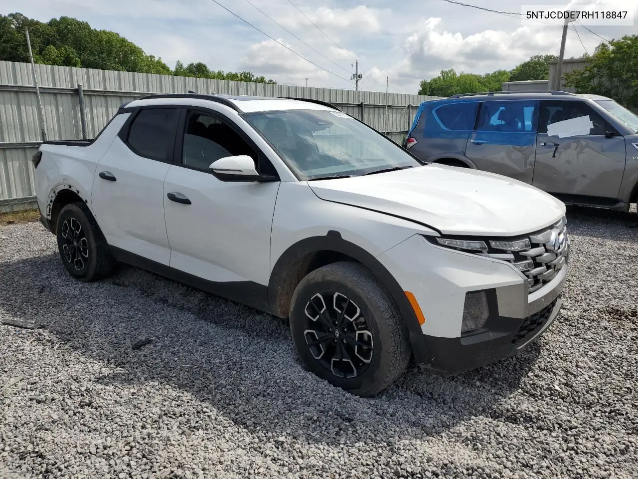 2024 Hyundai Santa Cruz Sel VIN: 5NTJCDDE7RH118847 Lot: 55722485
