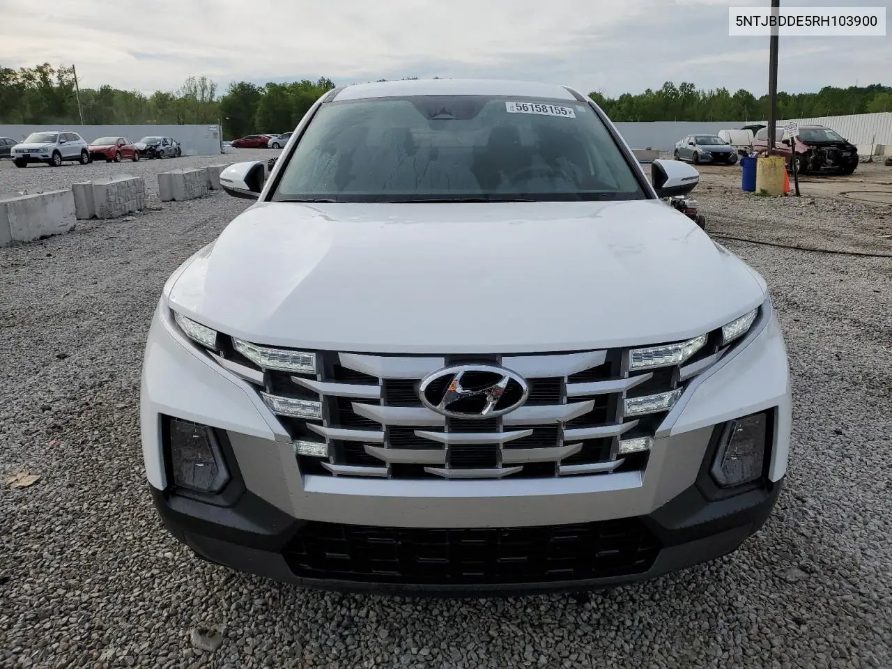 2024 Hyundai Santa Cruz Sel VIN: 5NTJBDDE5RH103900 Lot: 56158155