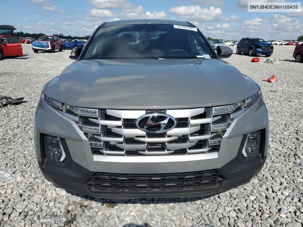 2024 Hyundai Santa Cruz Sel VIN: 5NTJB4DE3RH105435 Lot: 56494595