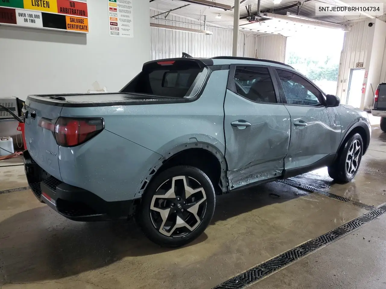 2024 Hyundai Santa Cruz Limited VIN: 5NTJEDDF8RH104734 Lot: 58314405