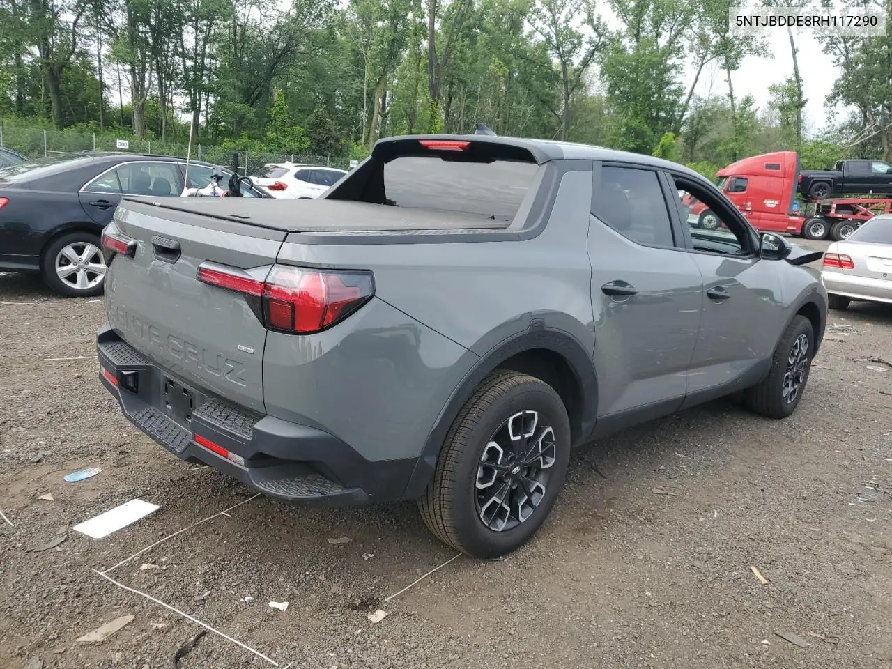 2024 Hyundai Santa Cruz Sel VIN: 5NTJBDDE8RH117290 Lot: 59806715
