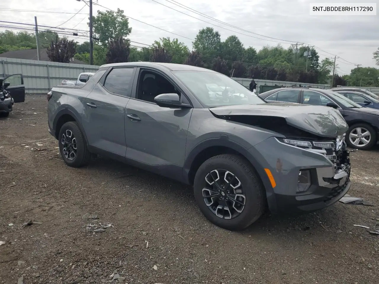 2024 Hyundai Santa Cruz Sel VIN: 5NTJBDDE8RH117290 Lot: 59806715