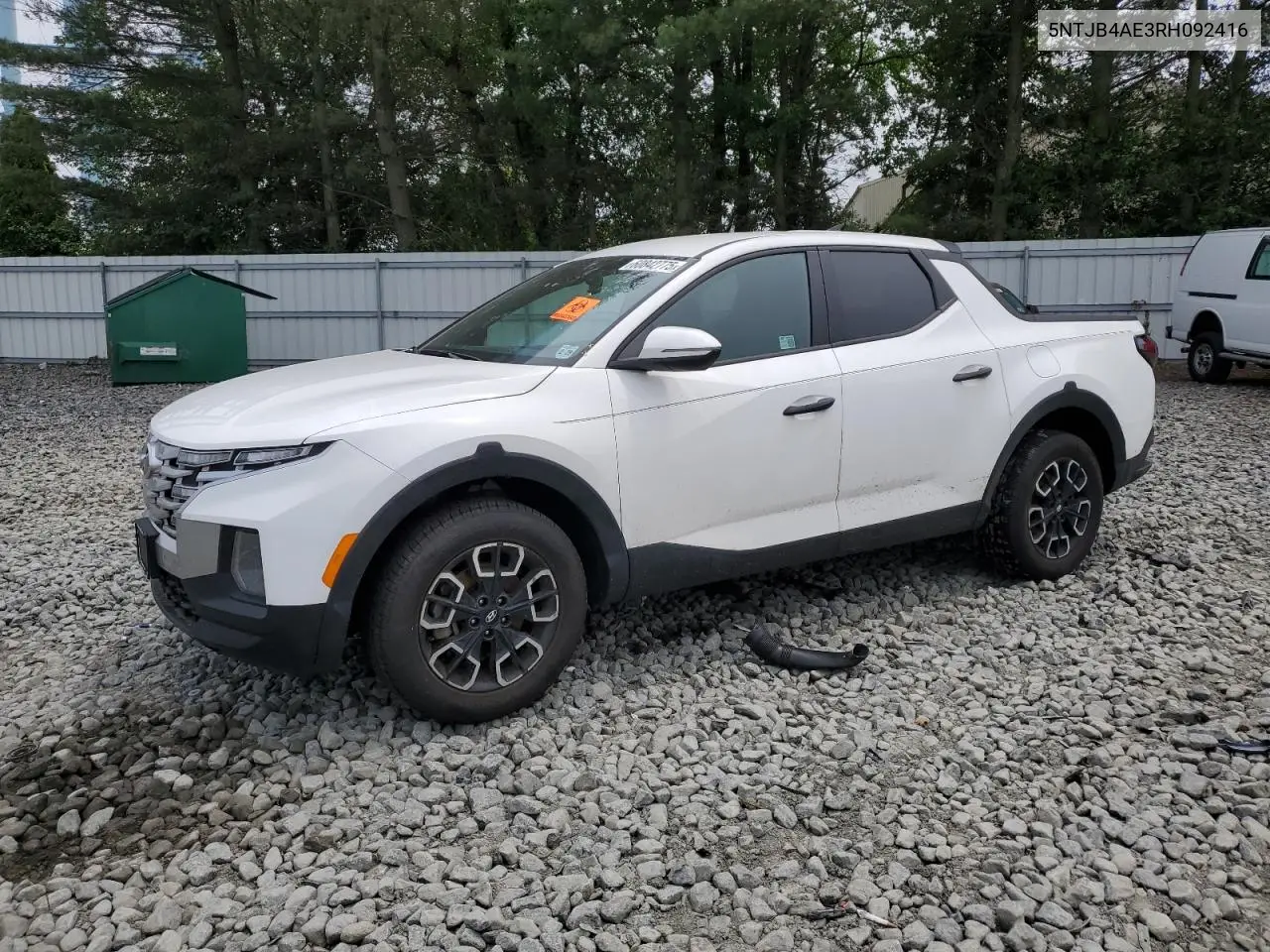 2024 Hyundai Santa Cruz Sel VIN: 5NTJB4AE3RH092416 Lot: 60842775