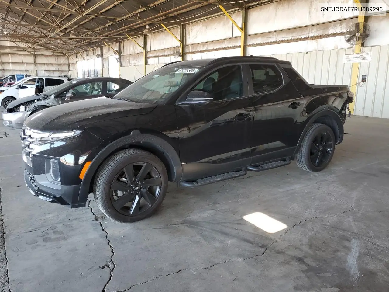 2024 Hyundai Santa Cruz Night VIN: 5NTJCDAF7RH089296 Lot: 61267365