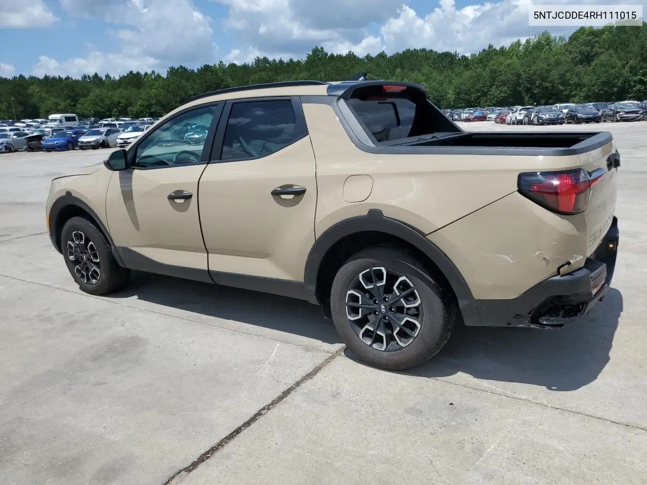 2024 Hyundai Santa Cruz Sel VIN: 5NTJCDDE4RH111015 Lot: 61595715
