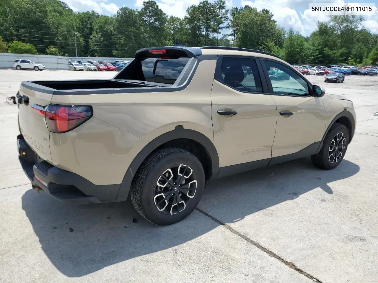 2024 Hyundai Santa Cruz Sel VIN: 5NTJCDDE4RH111015 Lot: 61595715