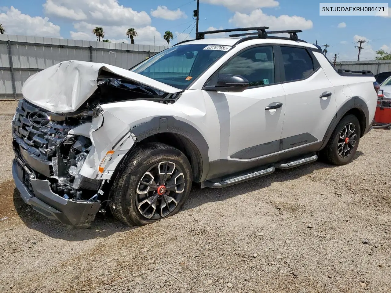 2024 Hyundai Santa Cruz Xrt VIN: 5NTJDDAFXRH086471 Lot: 62197585
