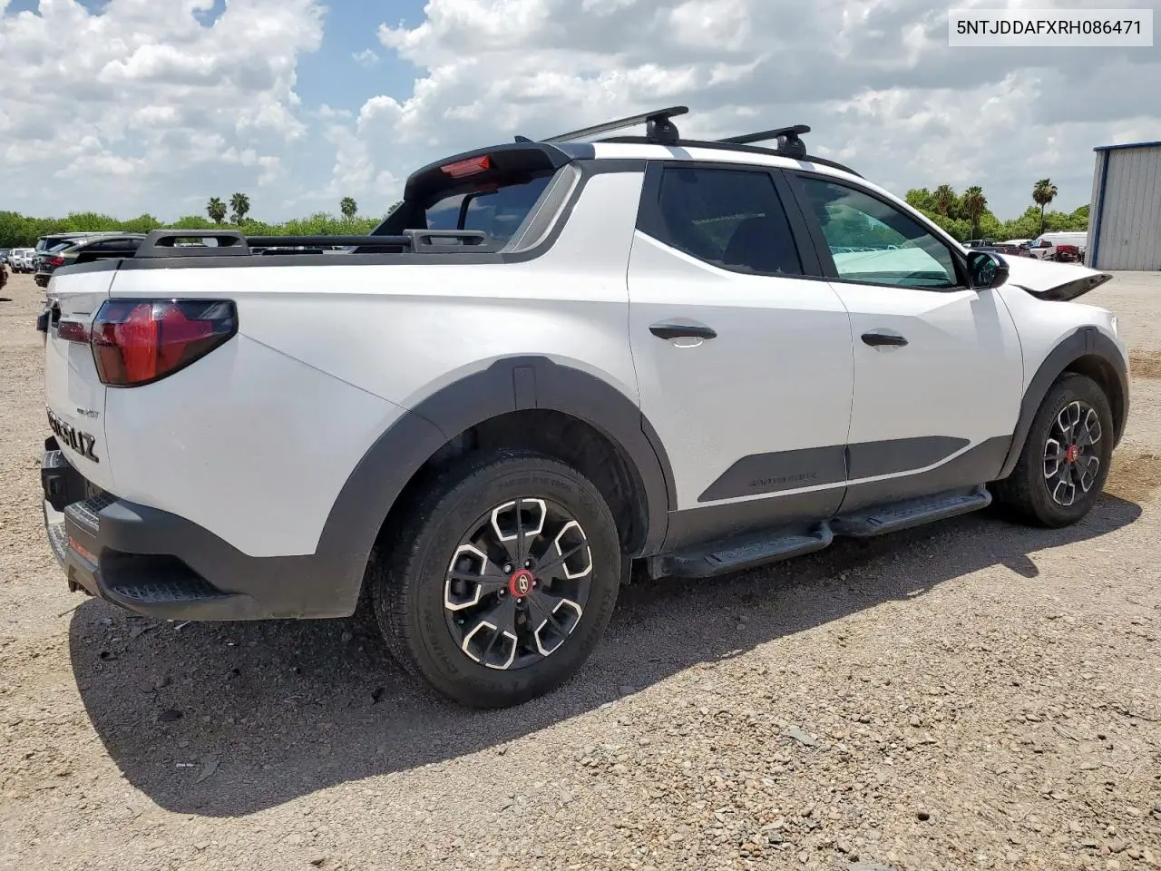 2024 Hyundai Santa Cruz Xrt VIN: 5NTJDDAFXRH086471 Lot: 62197585