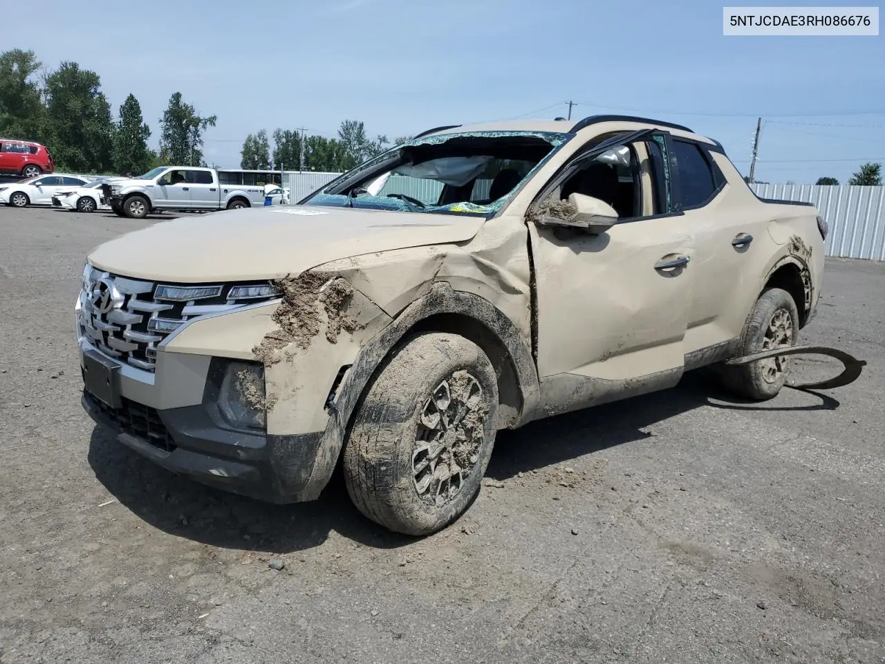 2024 Hyundai Santa Cruz Sel VIN: 5NTJCDAE3RH086676 Lot: 62397765