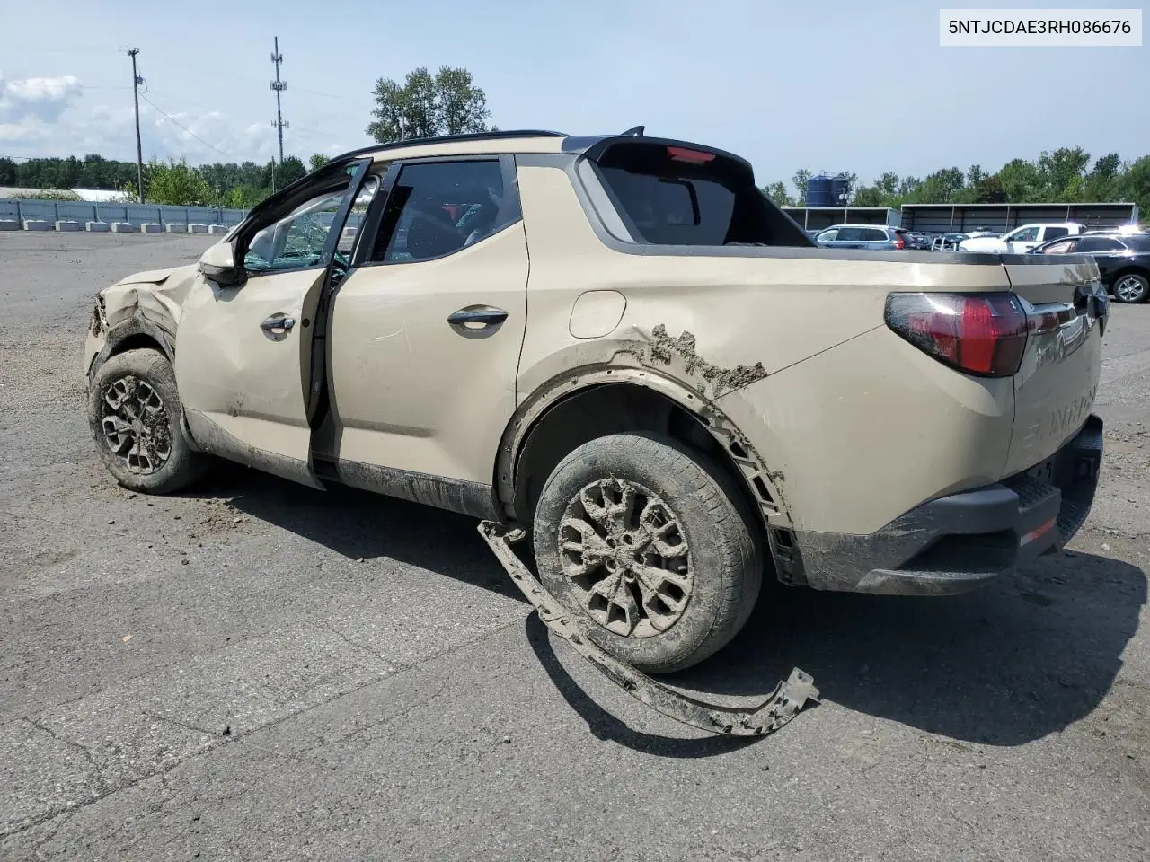 2024 Hyundai Santa Cruz Sel VIN: 5NTJCDAE3RH086676 Lot: 62397765