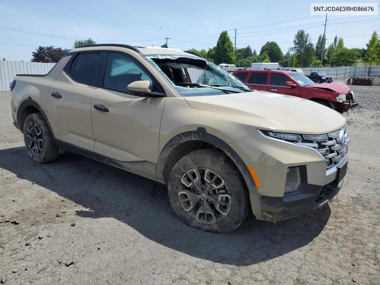 2024 Hyundai Santa Cruz Sel VIN: 5NTJCDAE3RH086676 Lot: 62397765