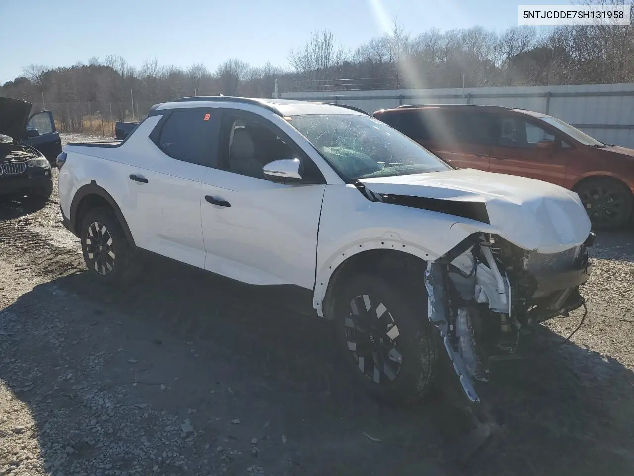 2025 Hyundai Santa Cruz Sel VIN: 5NTJCDDE7SH131958 Lot: 45548655
