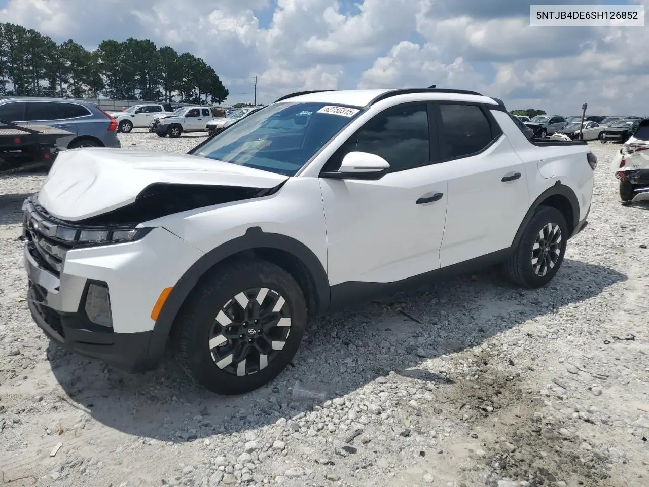 2025 Hyundai Santa Cruz Sel VIN: 5NTJB4DE6SH126852 Lot: 62755315