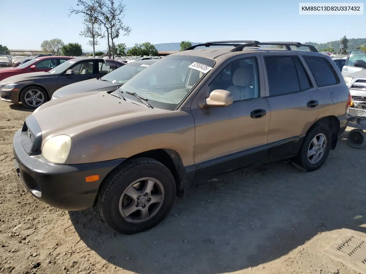 2002 Hyundai Santa Fe Gls VIN: KM8SC13D82U337432 Lot: 52958435