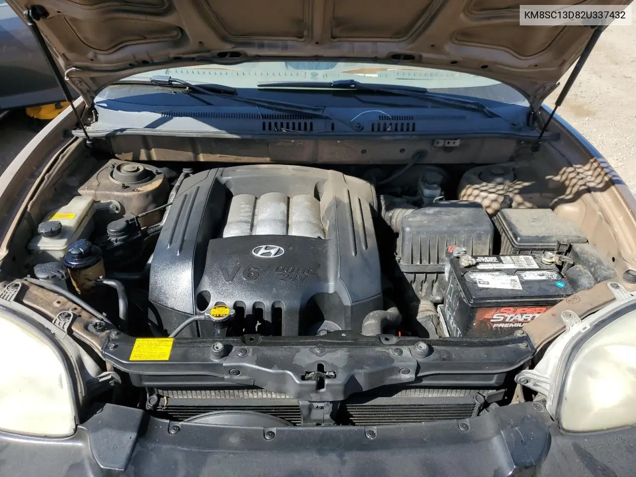 2002 Hyundai Santa Fe Gls VIN: KM8SC13D82U337432 Lot: 52958435