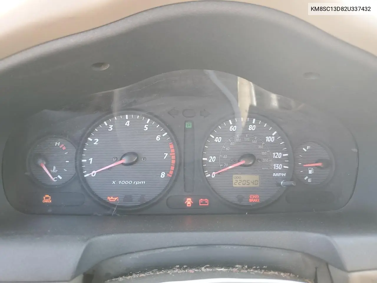 2002 Hyundai Santa Fe Gls VIN: KM8SC13D82U337432 Lot: 52958435