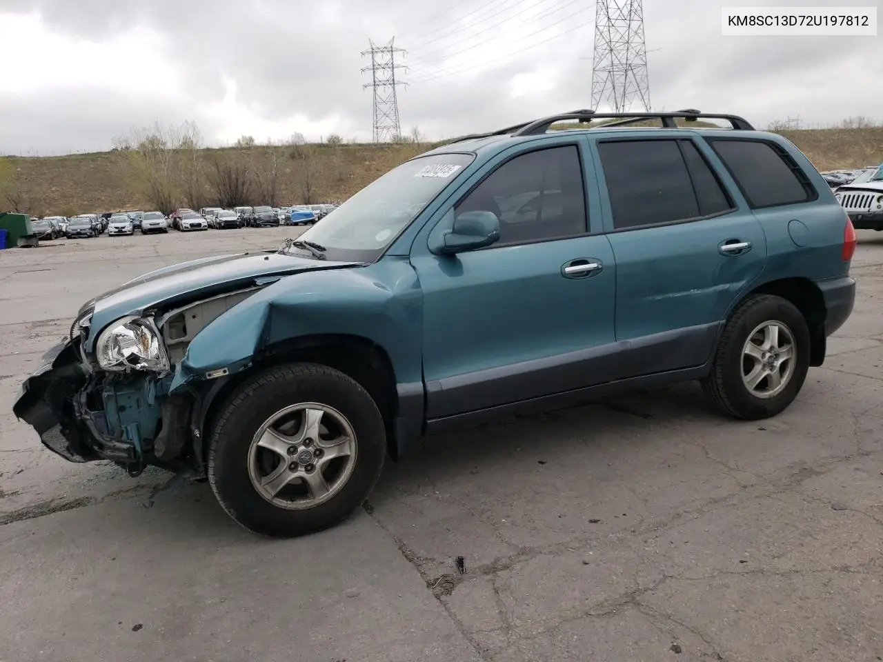 2002 Hyundai Santa Fe Gls VIN: KM8SC13D72U197812 Lot: 53863915