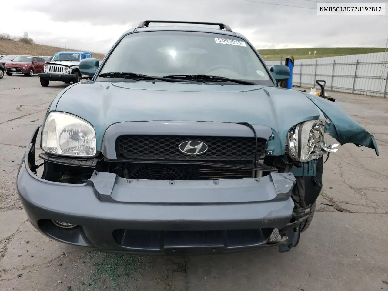 2002 Hyundai Santa Fe Gls VIN: KM8SC13D72U197812 Lot: 53863915