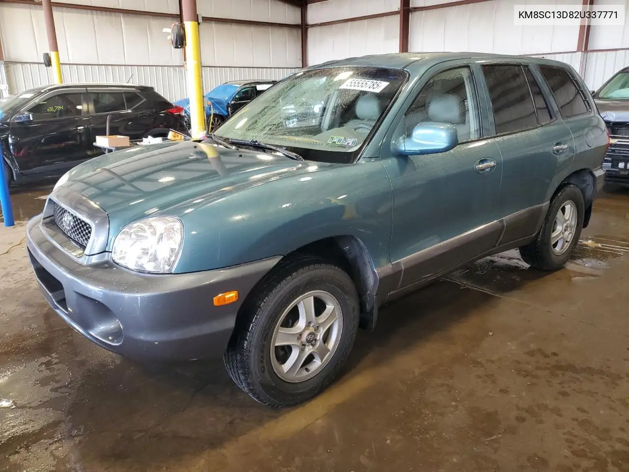 2002 Hyundai Santa Fe Gls VIN: KM8SC13D82U337771 Lot: 55555785