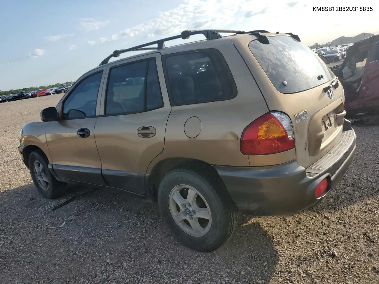 2002 Hyundai Santa Fe Gl VIN: KM8SB12B82U318835 Lot: 55654455