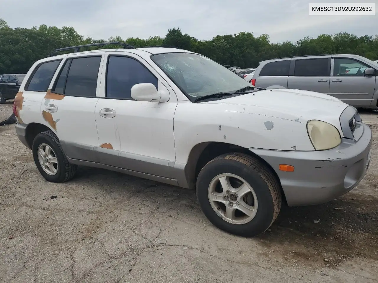 2002 Hyundai Santa Fe Gls VIN: KM8SC13D92U292632 Lot: 55688595