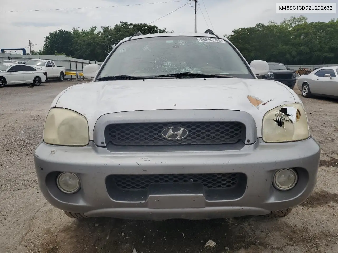 2002 Hyundai Santa Fe Gls VIN: KM8SC13D92U292632 Lot: 55688595