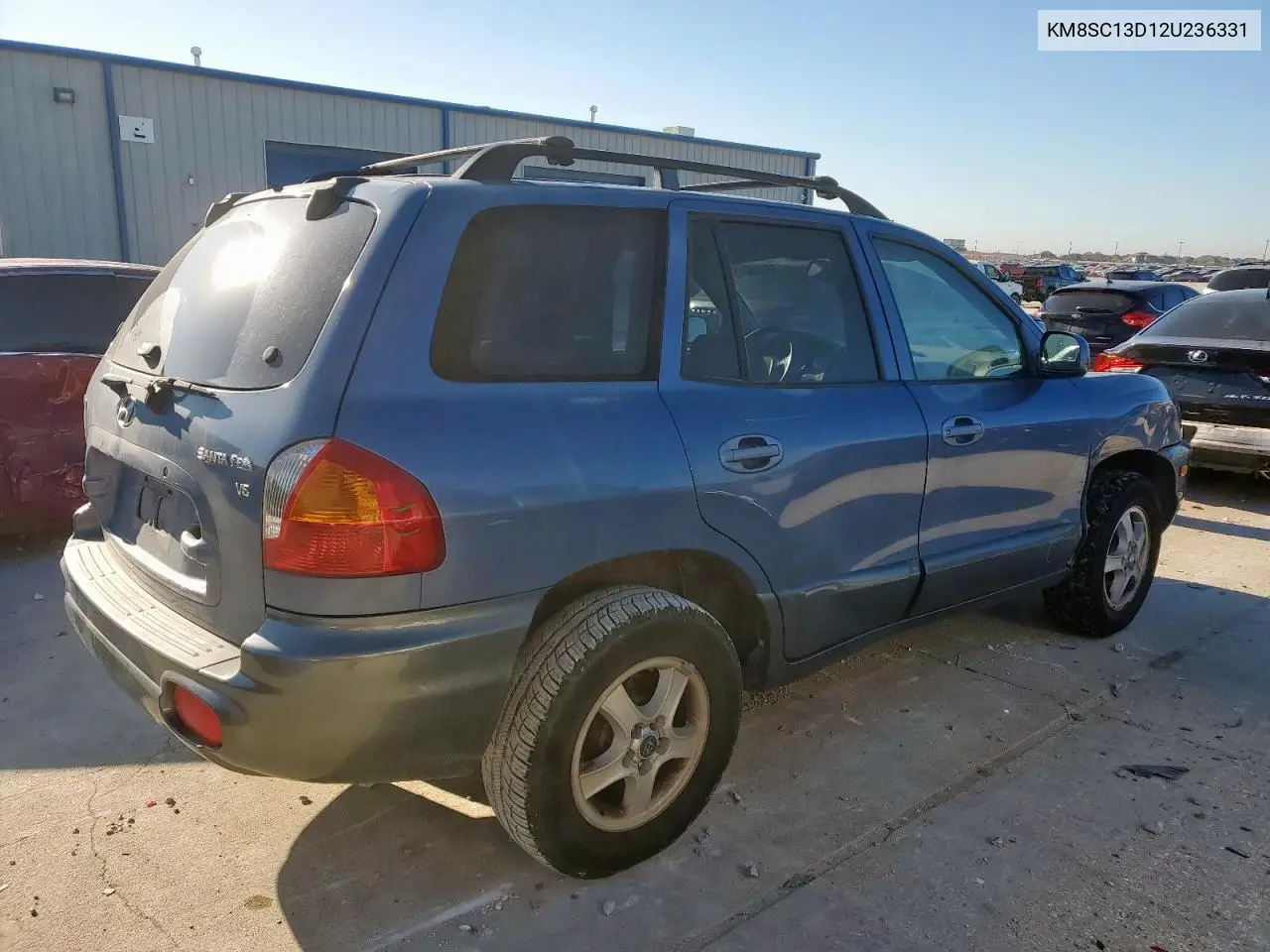 2002 Hyundai Santa Fe Gls VIN: KM8SC13D12U236331 Lot: 56465815
