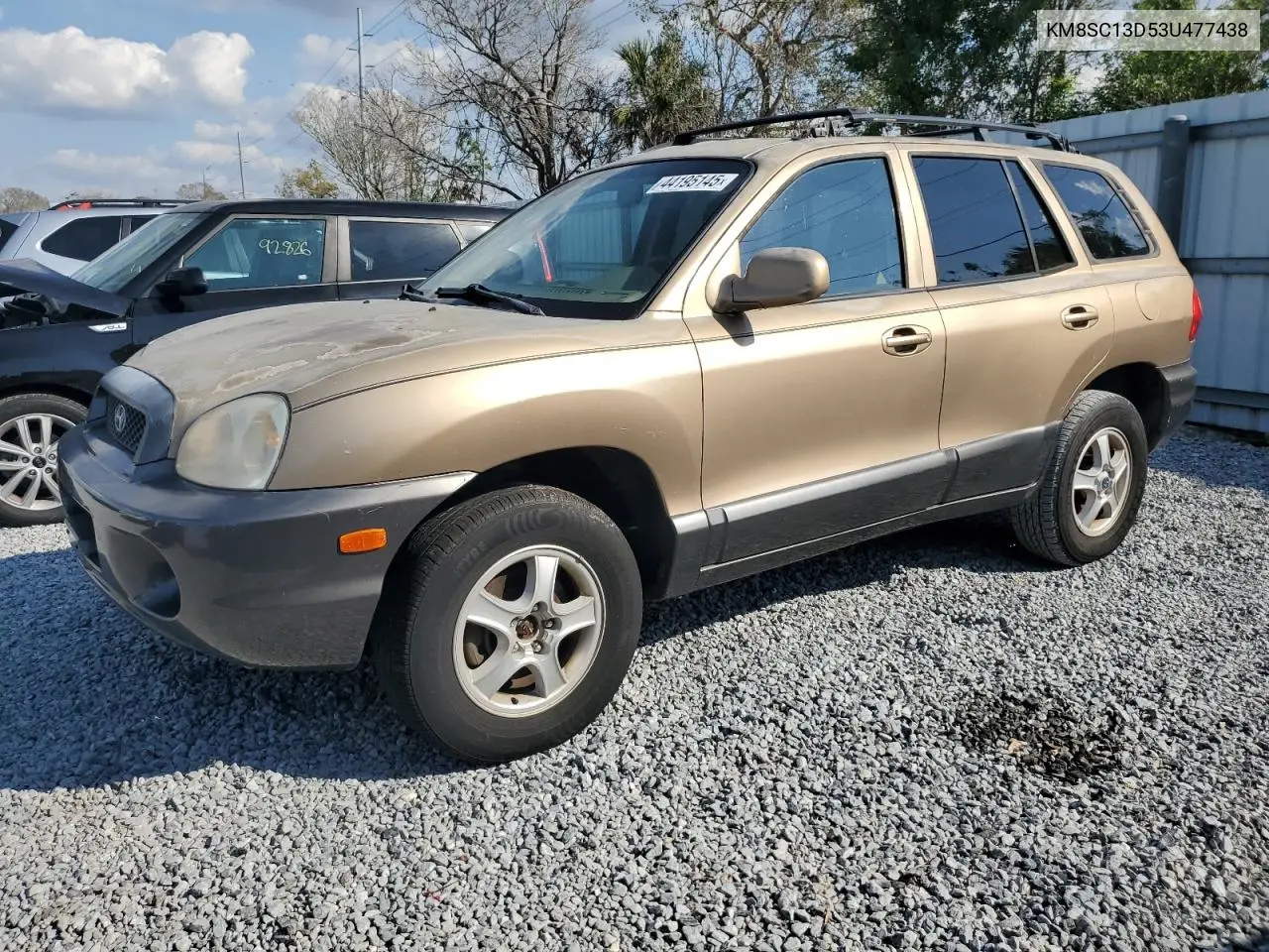 2003 Hyundai Santa Fe Gls VIN: KM8SC13D53U477438 Lot: 44195145
