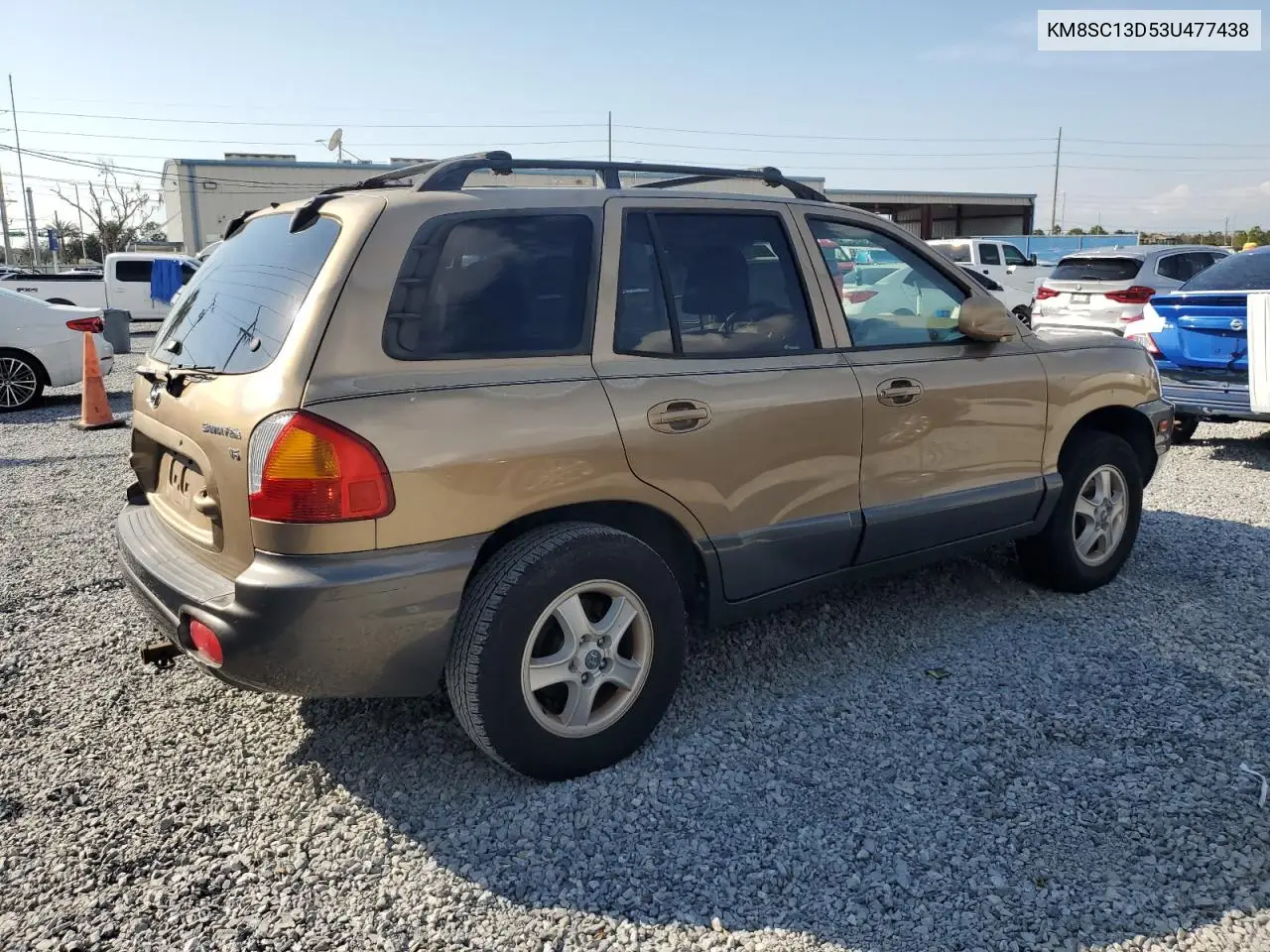 2003 Hyundai Santa Fe Gls VIN: KM8SC13D53U477438 Lot: 44195145
