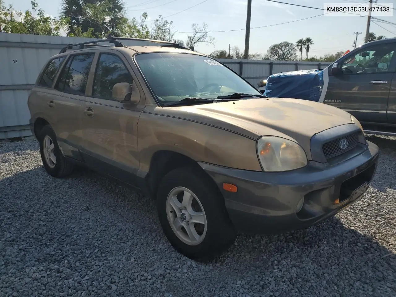 2003 Hyundai Santa Fe Gls VIN: KM8SC13D53U477438 Lot: 44195145