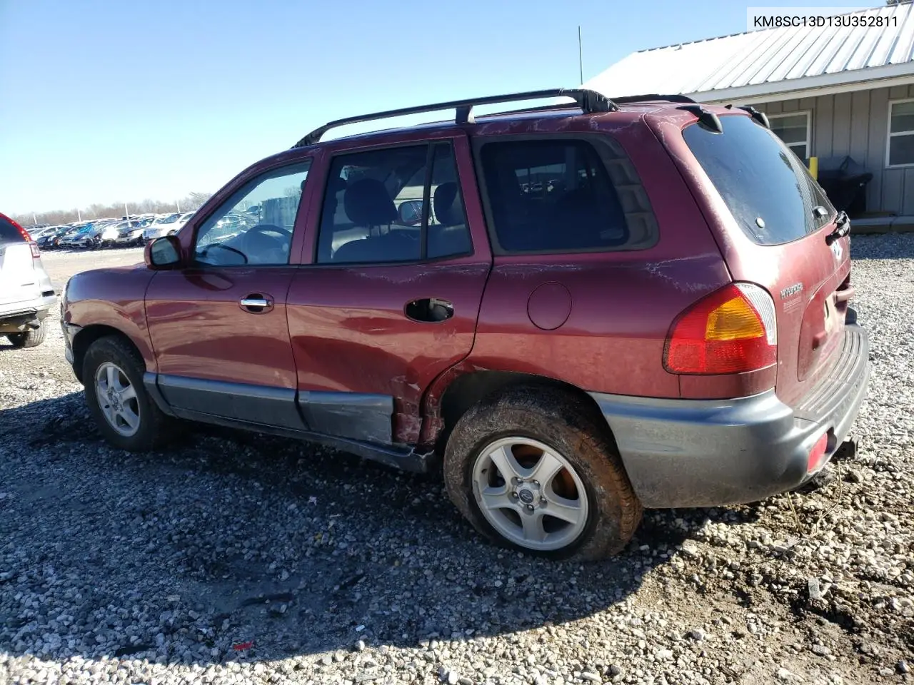 2003 Hyundai Santa Fe Gls VIN: KM8SC13D13U352811 Lot: 49345065