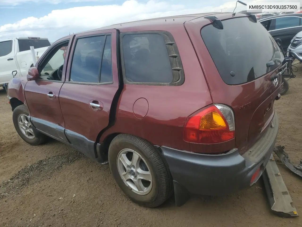 2003 Hyundai Santa Fe Gls VIN: KM8SC13D93U357500 Lot: 50998065