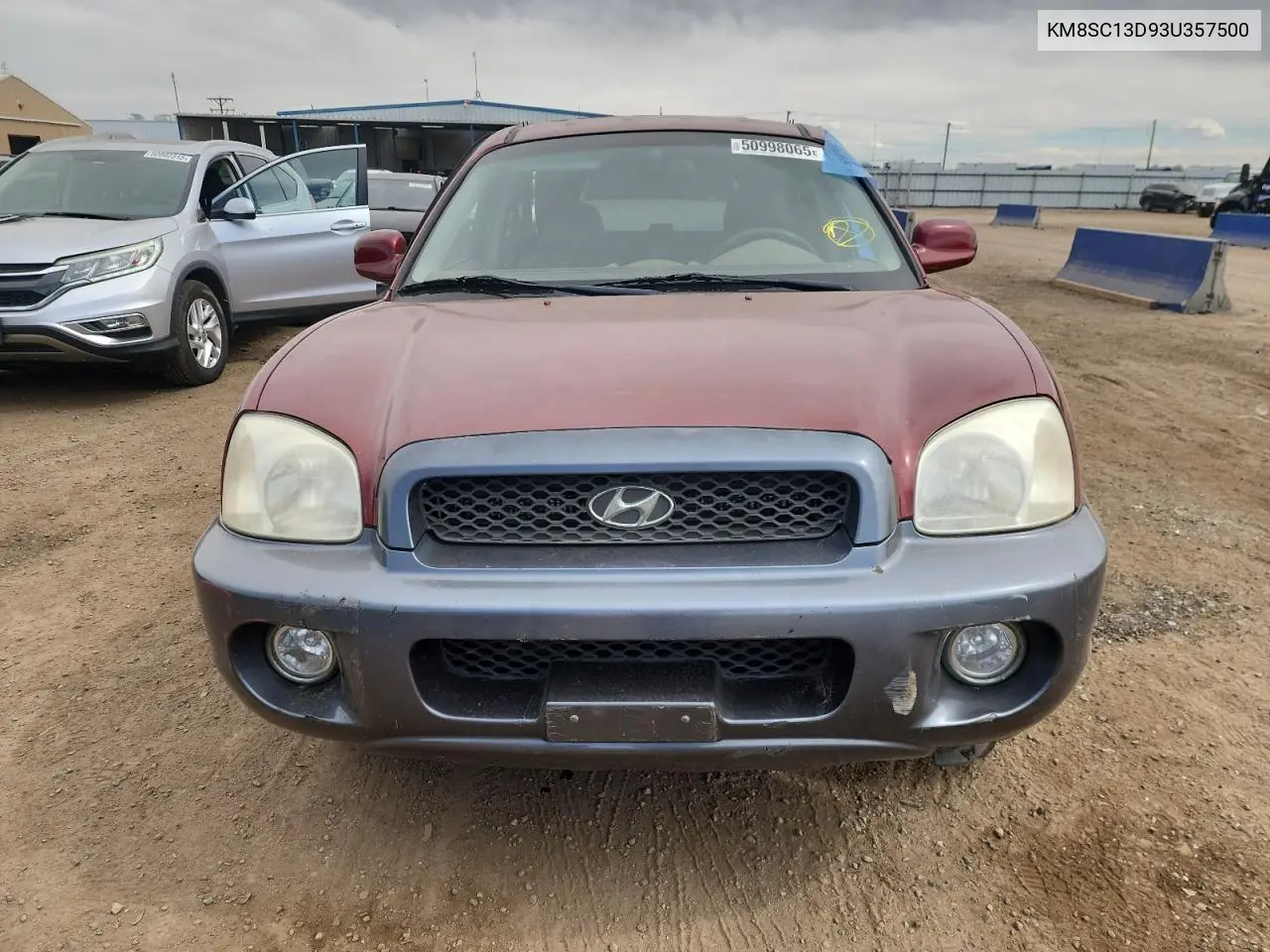 2003 Hyundai Santa Fe Gls VIN: KM8SC13D93U357500 Lot: 50998065