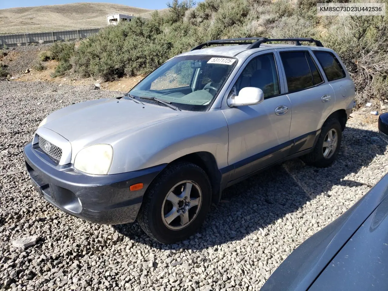 2003 Hyundai Santa Fe Gls VIN: KM8SC73D23U442536 Lot: 53171725