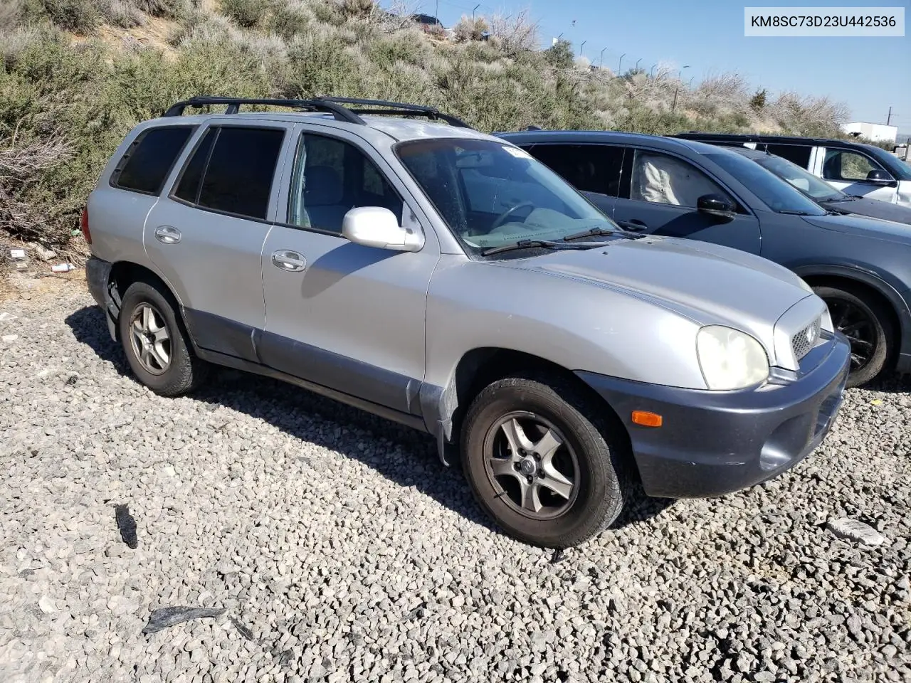 2003 Hyundai Santa Fe Gls VIN: KM8SC73D23U442536 Lot: 53171725
