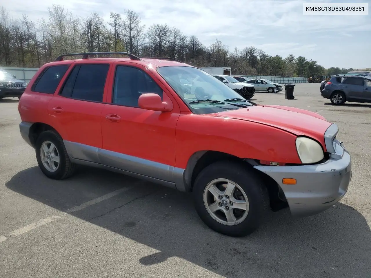 2003 Hyundai Santa Fe Gls VIN: KM8SC13D83U498381 Lot: 55393305