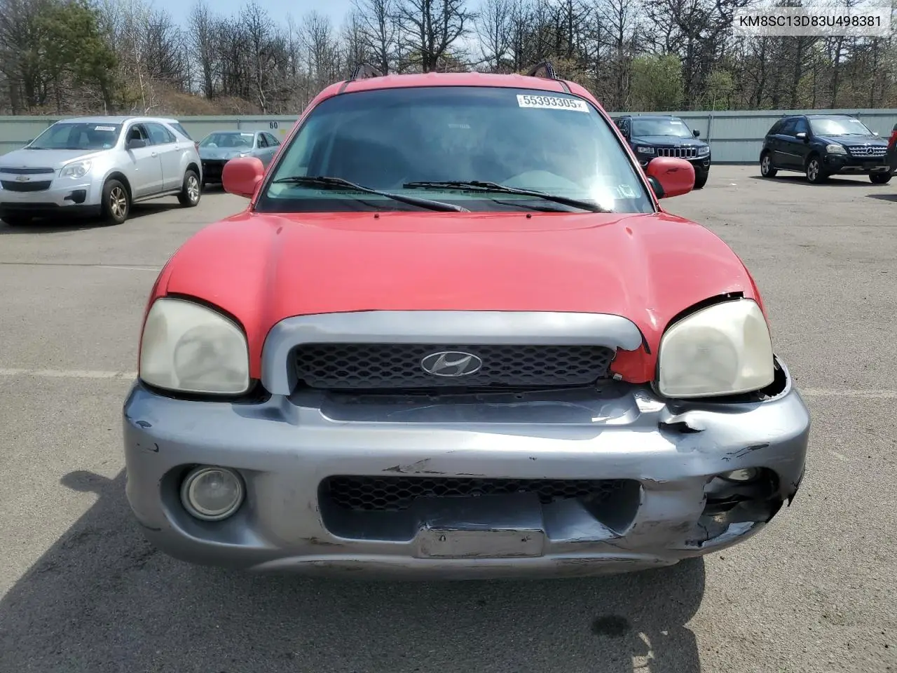 2003 Hyundai Santa Fe Gls VIN: KM8SC13D83U498381 Lot: 55393305