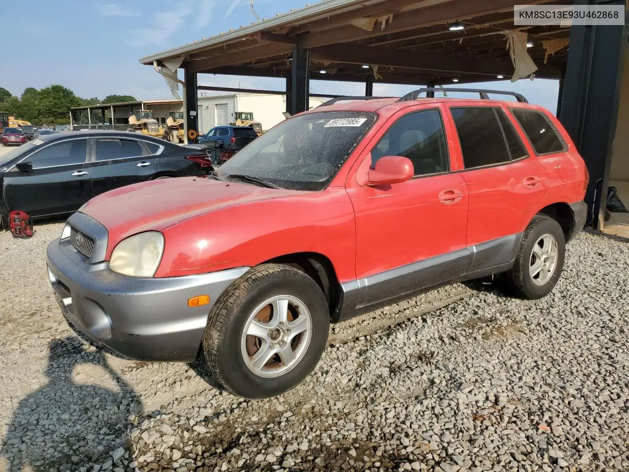 2003 Hyundai Santa Fe Gls VIN: KM8SC13E93U462868 Lot: 59772985