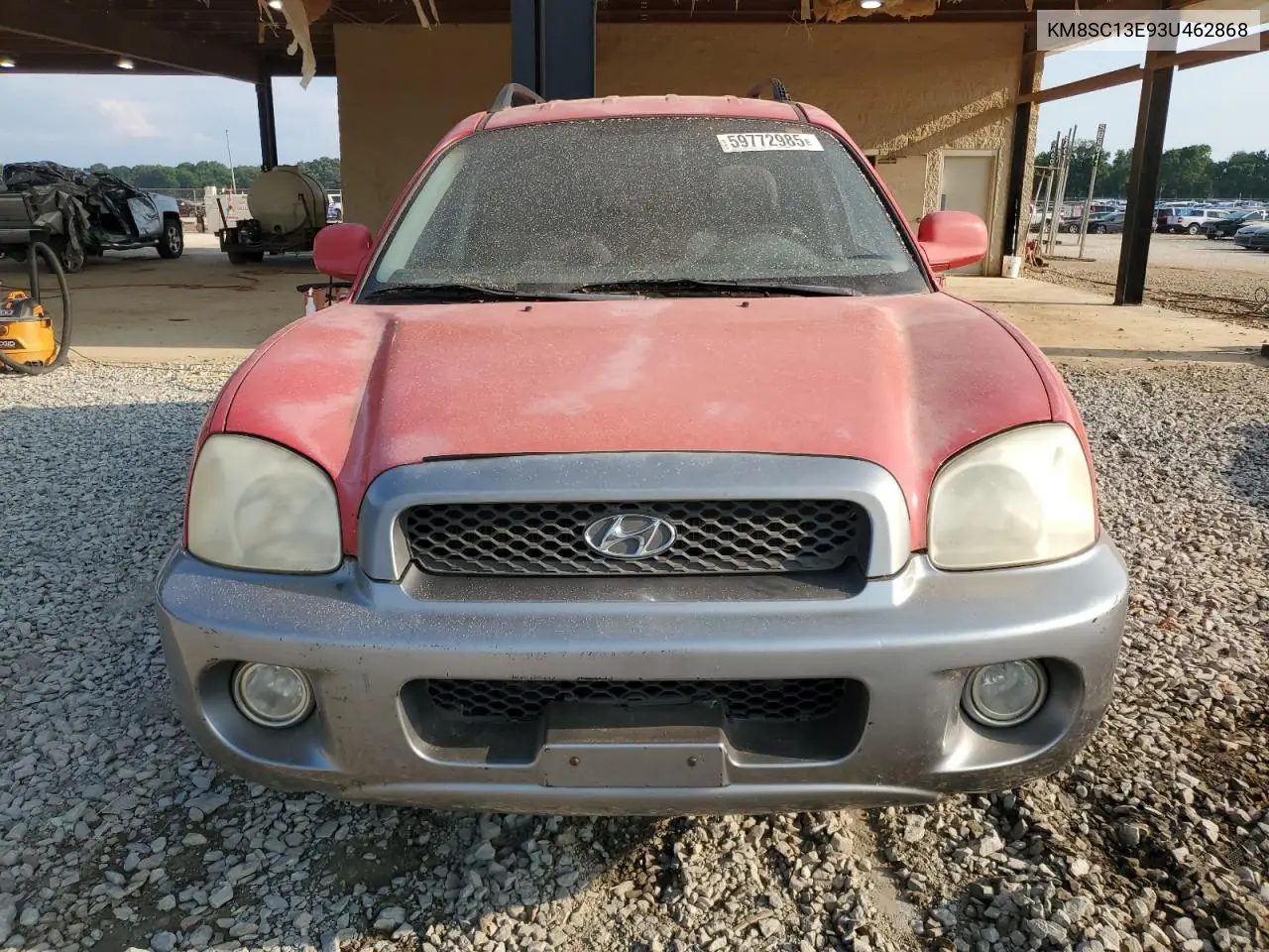 2003 Hyundai Santa Fe Gls VIN: KM8SC13E93U462868 Lot: 59772985