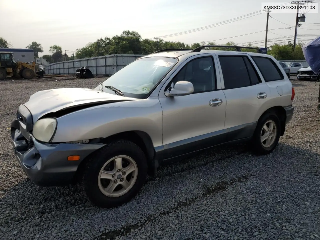 2003 Hyundai Santa Fe Gls VIN: KM8SC73DX3U391108 Lot: 60356315