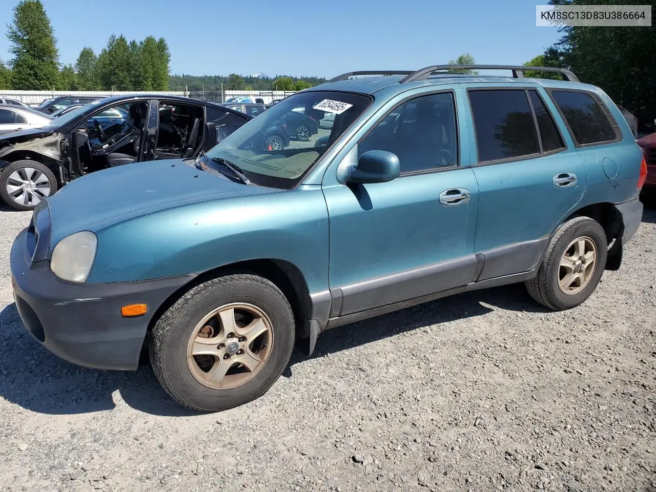 2003 Hyundai Santa Fe Gls VIN: KM8SC13D83U386664 Lot: 60544695