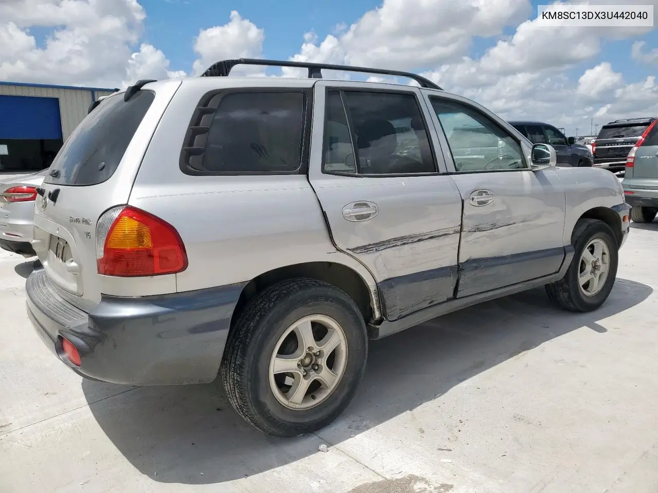 2003 Hyundai Santa Fe Gls VIN: KM8SC13DX3U442040 Lot: 61074175