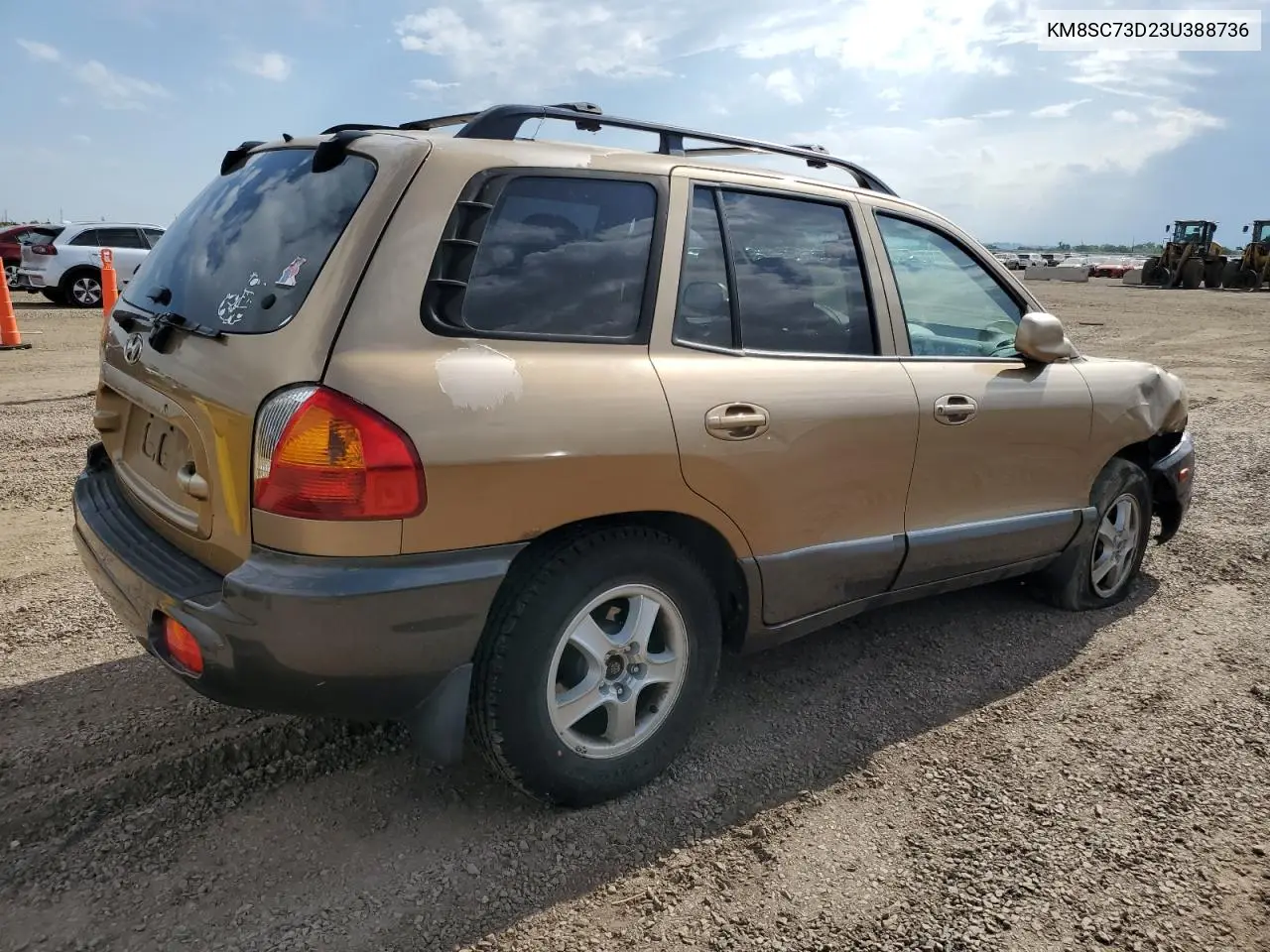 2003 Hyundai Santa Fe Gls VIN: KM8SC73D23U388736 Lot: 61809715