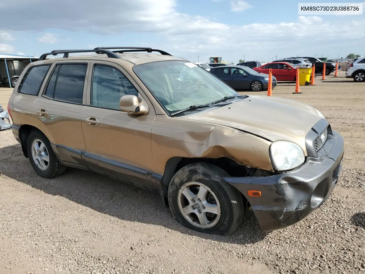 2003 Hyundai Santa Fe Gls VIN: KM8SC73D23U388736 Lot: 61809715