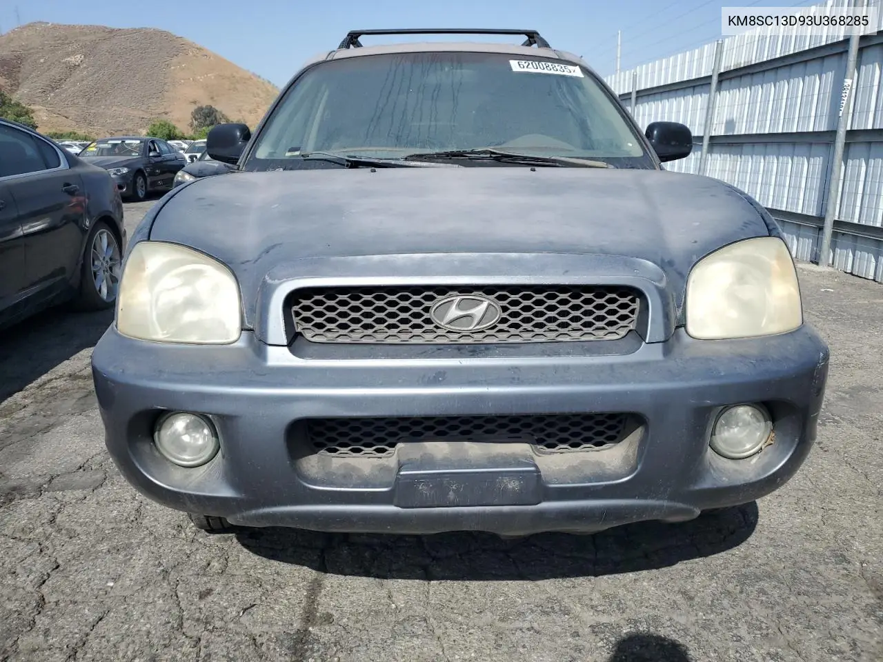 2003 Hyundai Santa Fe Gls VIN: KM8SC13D93U368285 Lot: 62008835