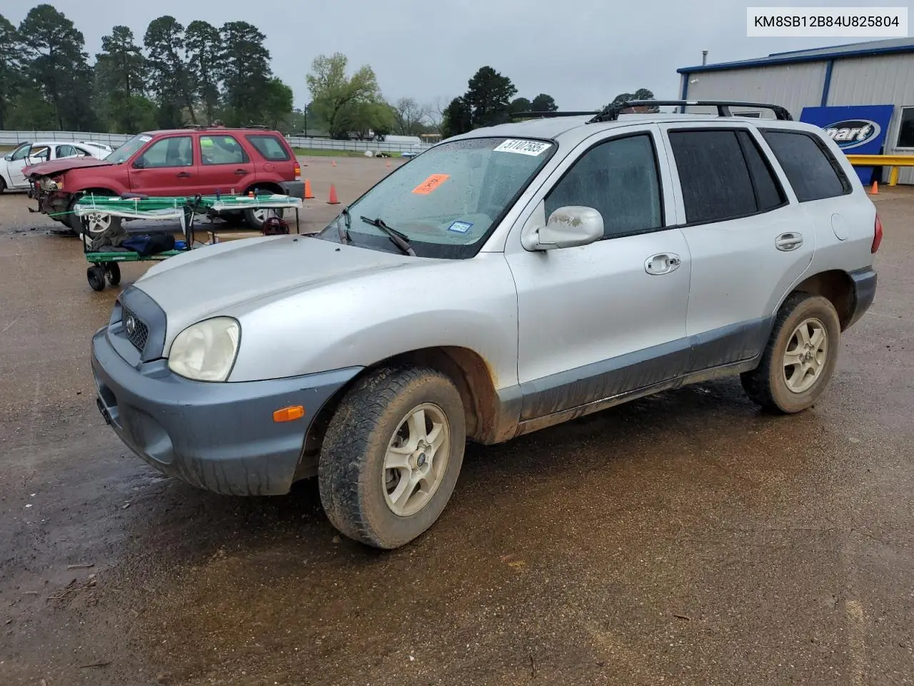 2004 Hyundai Santa Fe Gl VIN: KM8SB12B84U825804 Lot: 51107585