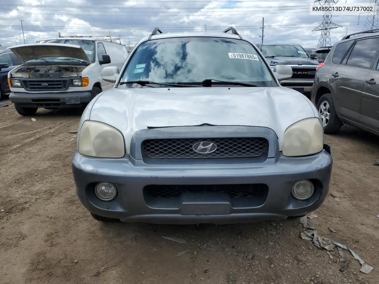 2004 Hyundai Santa Fe Gls VIN: KM8SC13D74U737002 Lot: 51987865