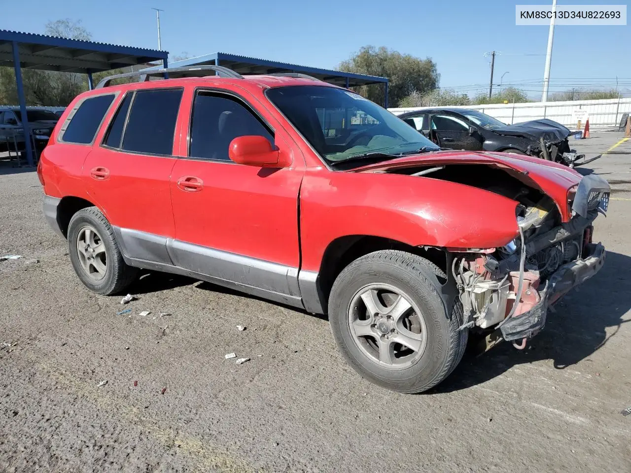 2004 Hyundai Santa Fe Gls VIN: KM8SC13D34U822693 Lot: 52459065